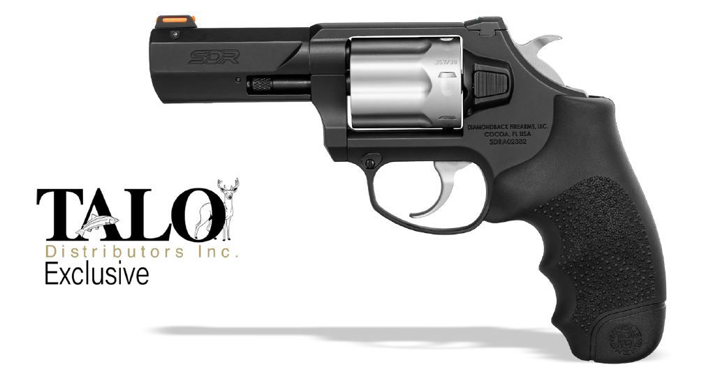 Diamondback SDR Revolver DB0780S993, 357 Magnum/38 SPL, 3in, Synthetic Grips, Two-Tone, 6 Rds