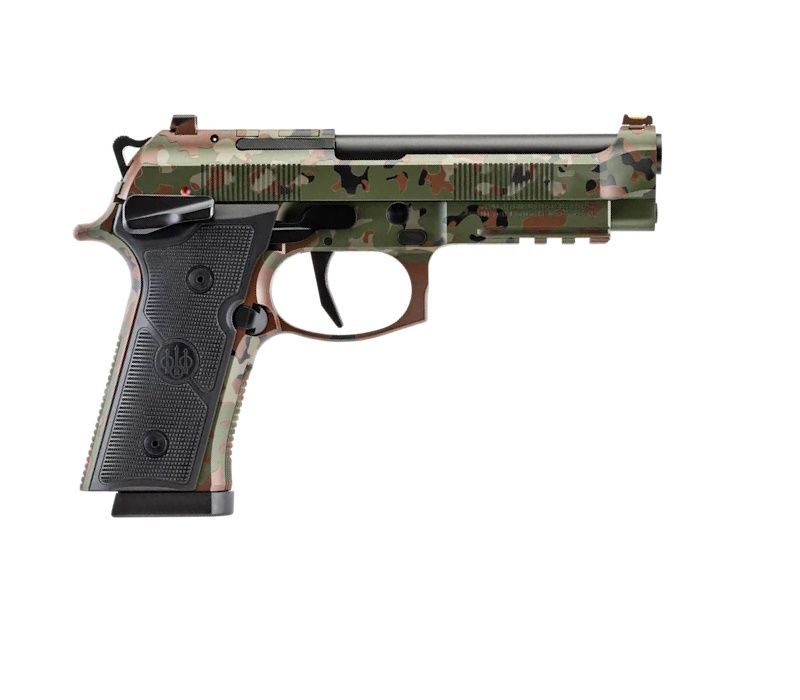 Beretta 92Xi Combat Series Pistol SPEC0744A10, 9mm, 4.7in, Textured Black Polymer Grips, 10 Rds