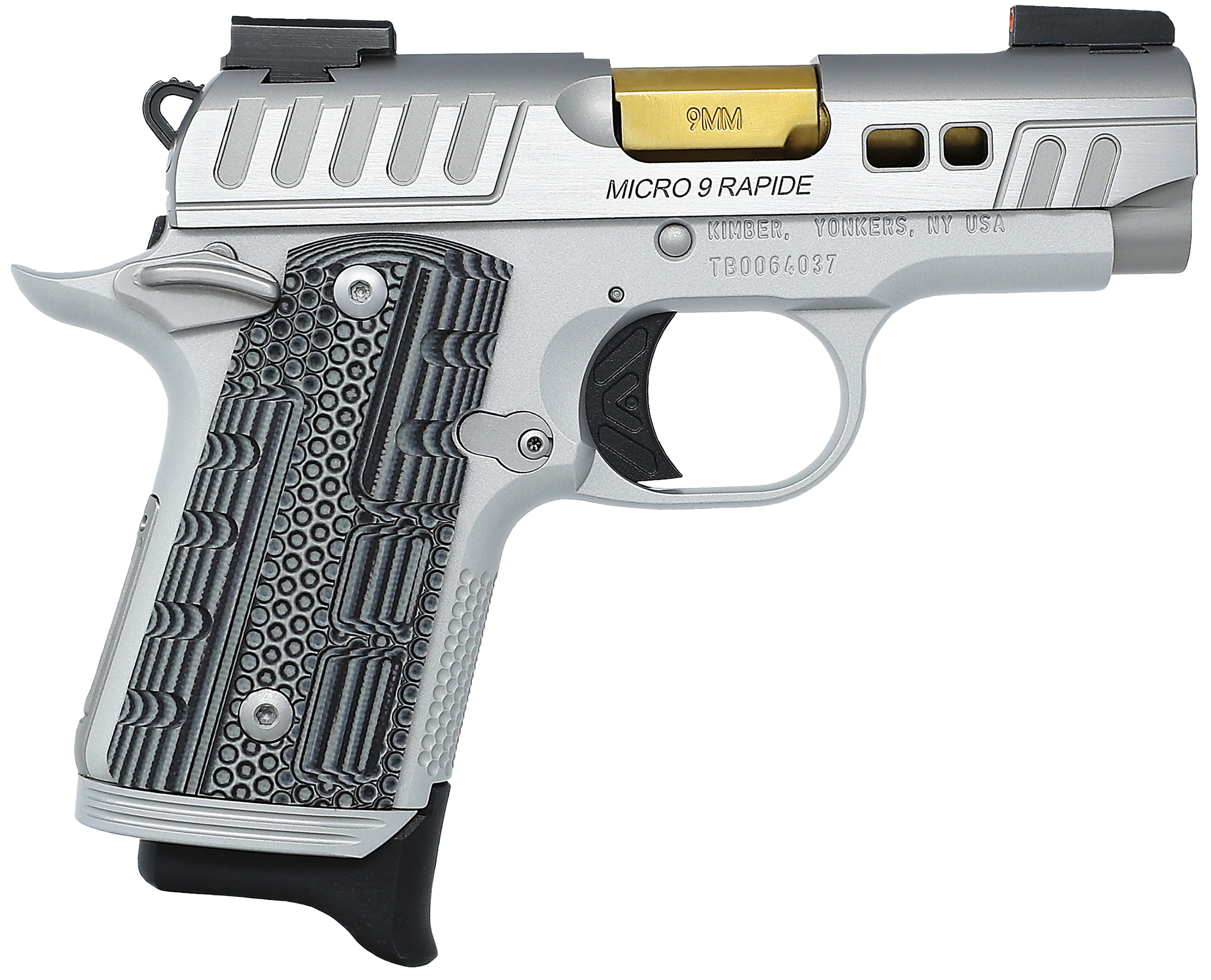 Kimber 3300230 Micro 9 Rapide Dawn - 9MM, 3.15 in Barrel, Black