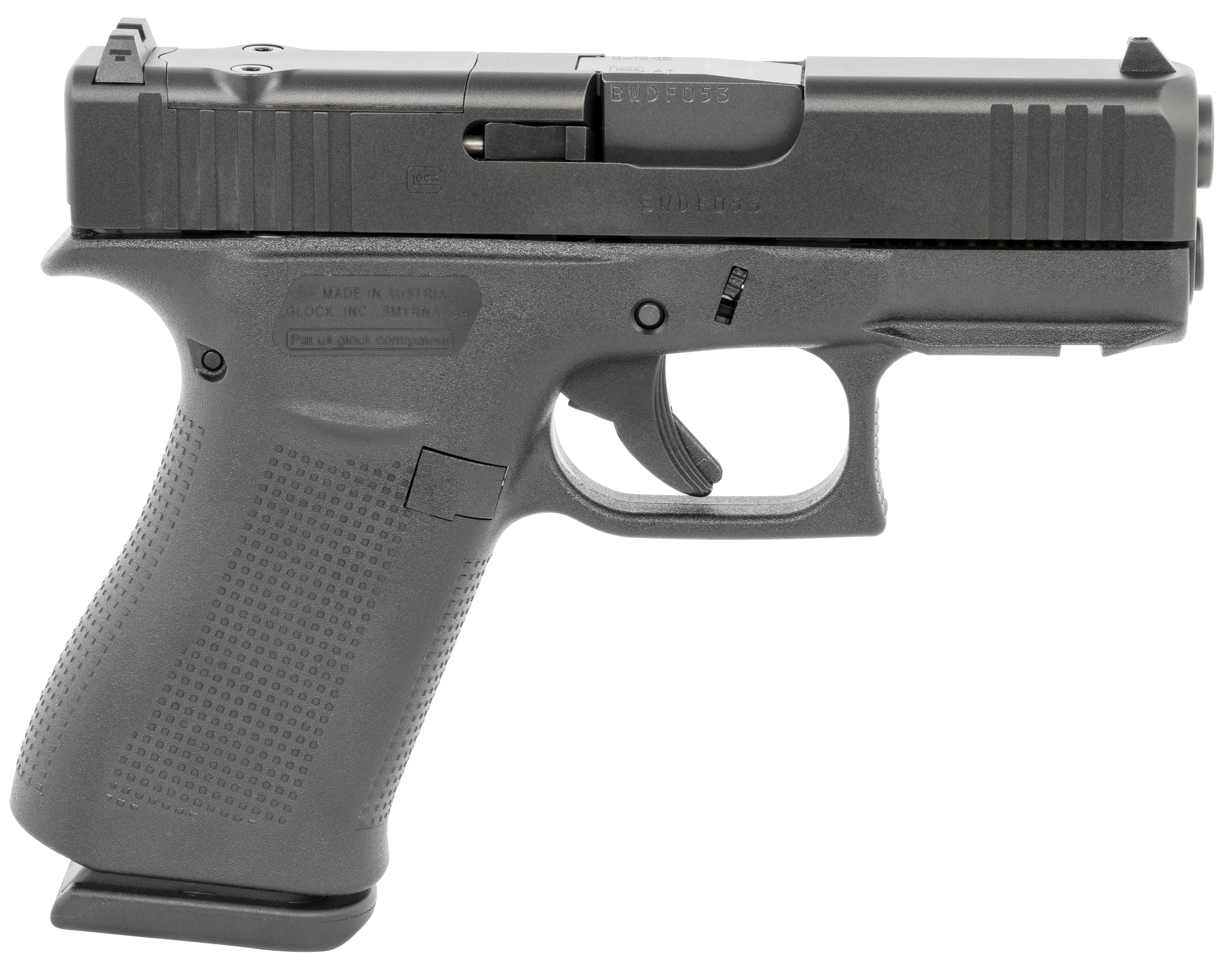 Glock 43X MOS Pistol PX4350201FRMOS, 9mm, 3.41