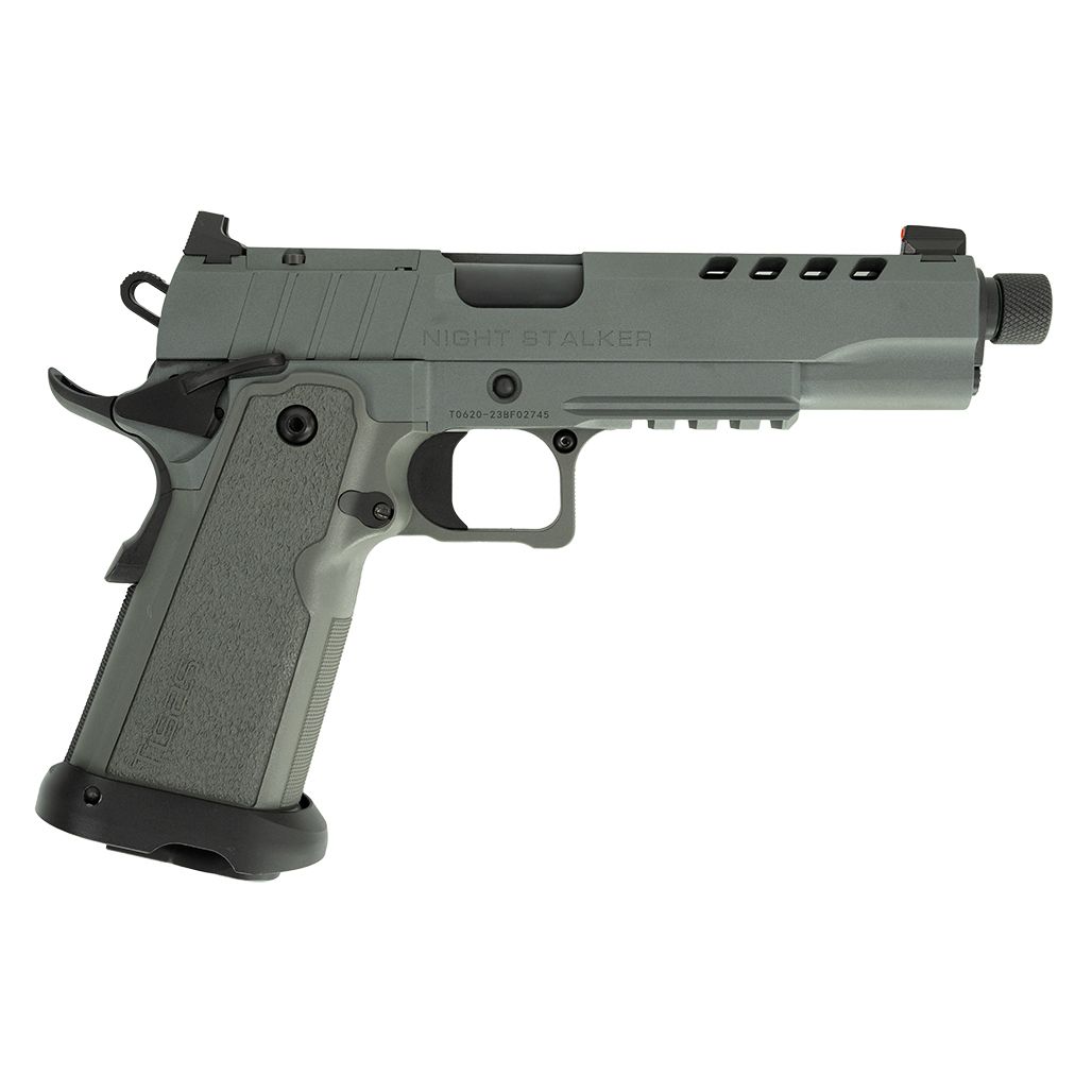 Tisas 1911 DUTY DS Night Stalker Optic Ready Pistol 12500006, 9mm, 5in, Synthetic Grips, 17 Rds