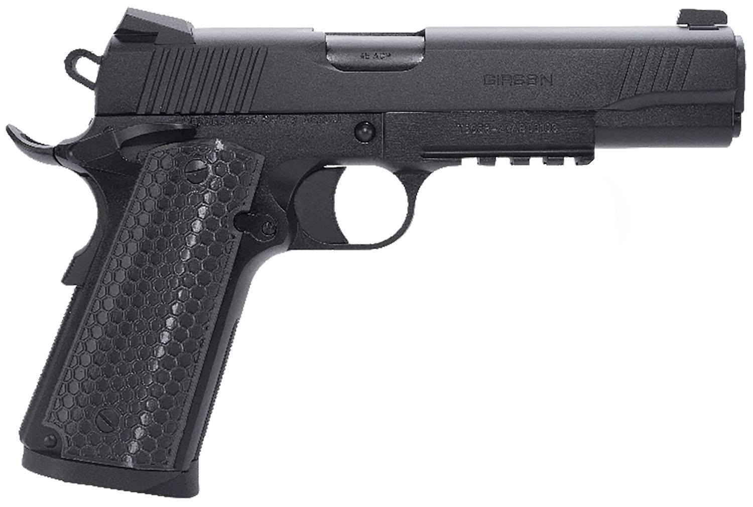 EAA MC1911 S Untouchable Pistol 392061, 9mm Luger, 5in, Black Polymer Grips, Black Finish, 9 Rds