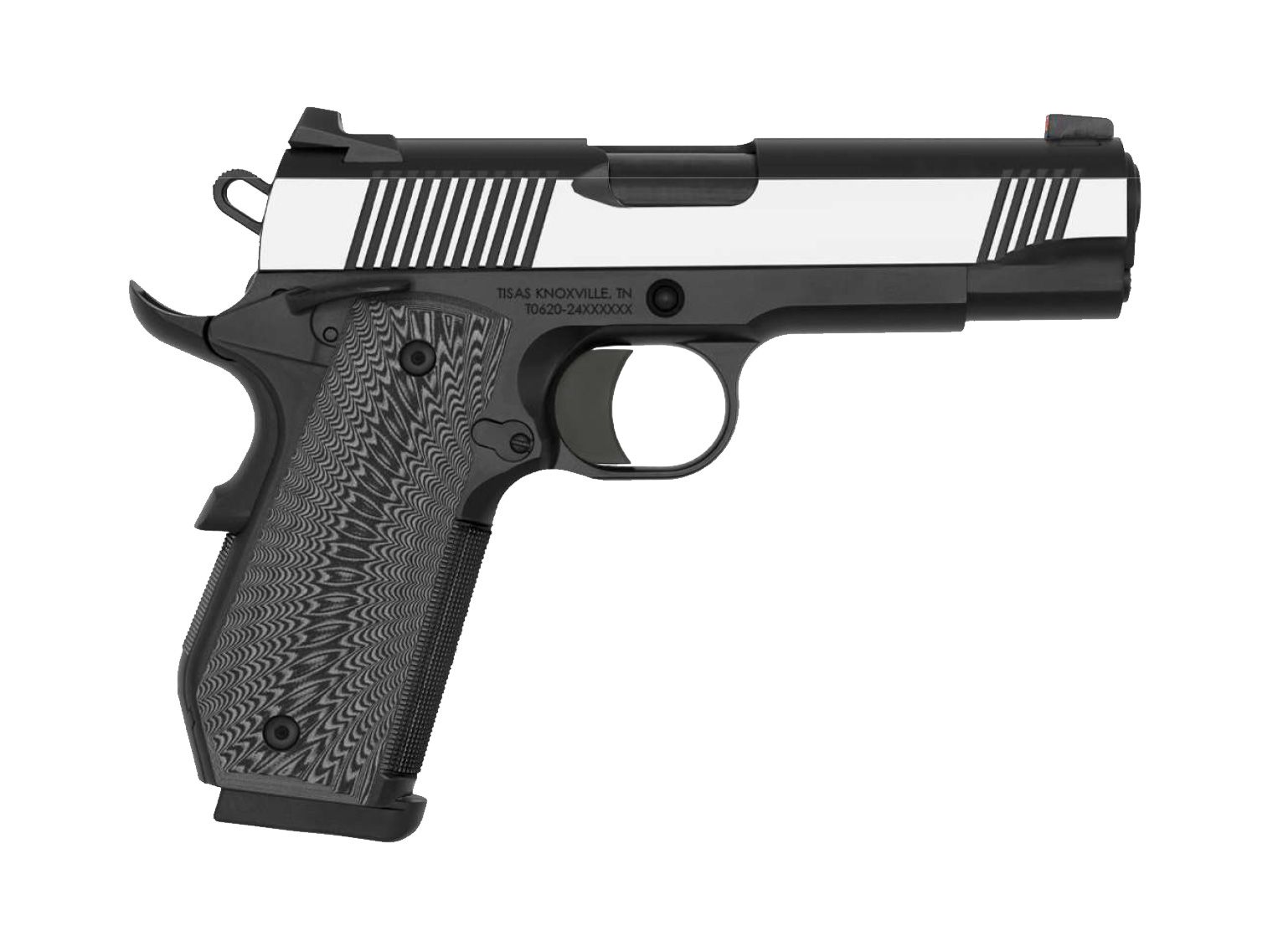 Tisas 1911C Yukon Two-Tone Pistol 10100806, 10mm, 4.25in, Synthetic Grips, 8 Rds