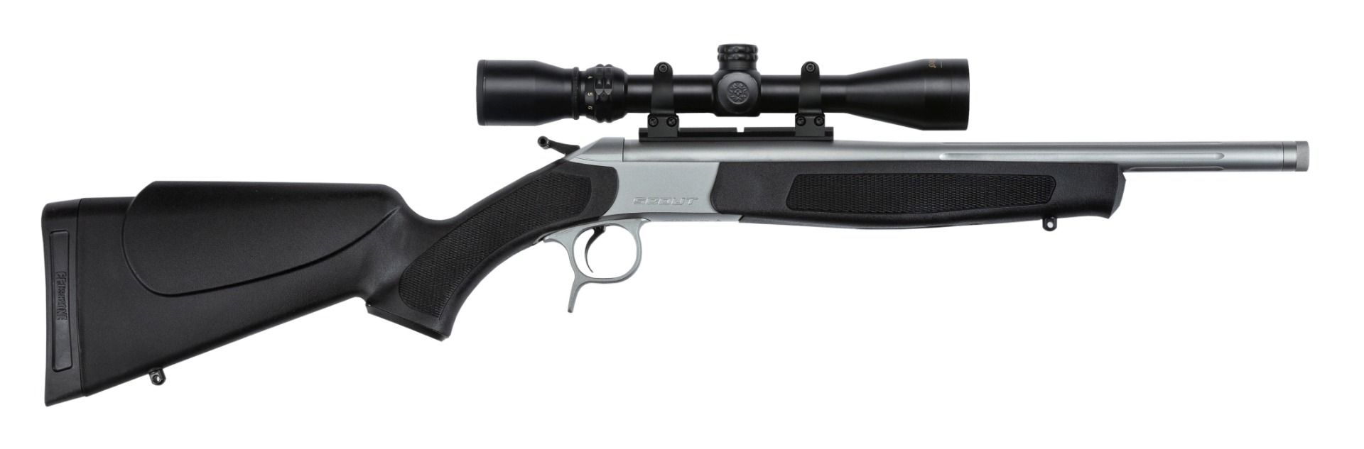 CVA Scout V2 Compact Single-Shot Rifle CR4818SSC, 300 Blackout, 16.5", Black Stock, Konus Pro Scope Package, 1 Rd
