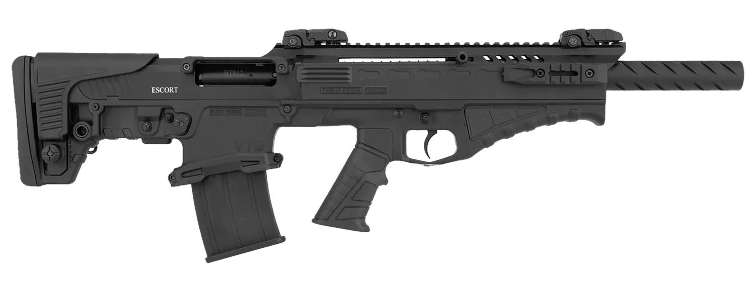 Escort Shotguns BTS Semi-Auto Shotgun HEBT12X180101, 18", 3" Chmbr, Black Adjustable Synthetic Stock, 5 Rds
