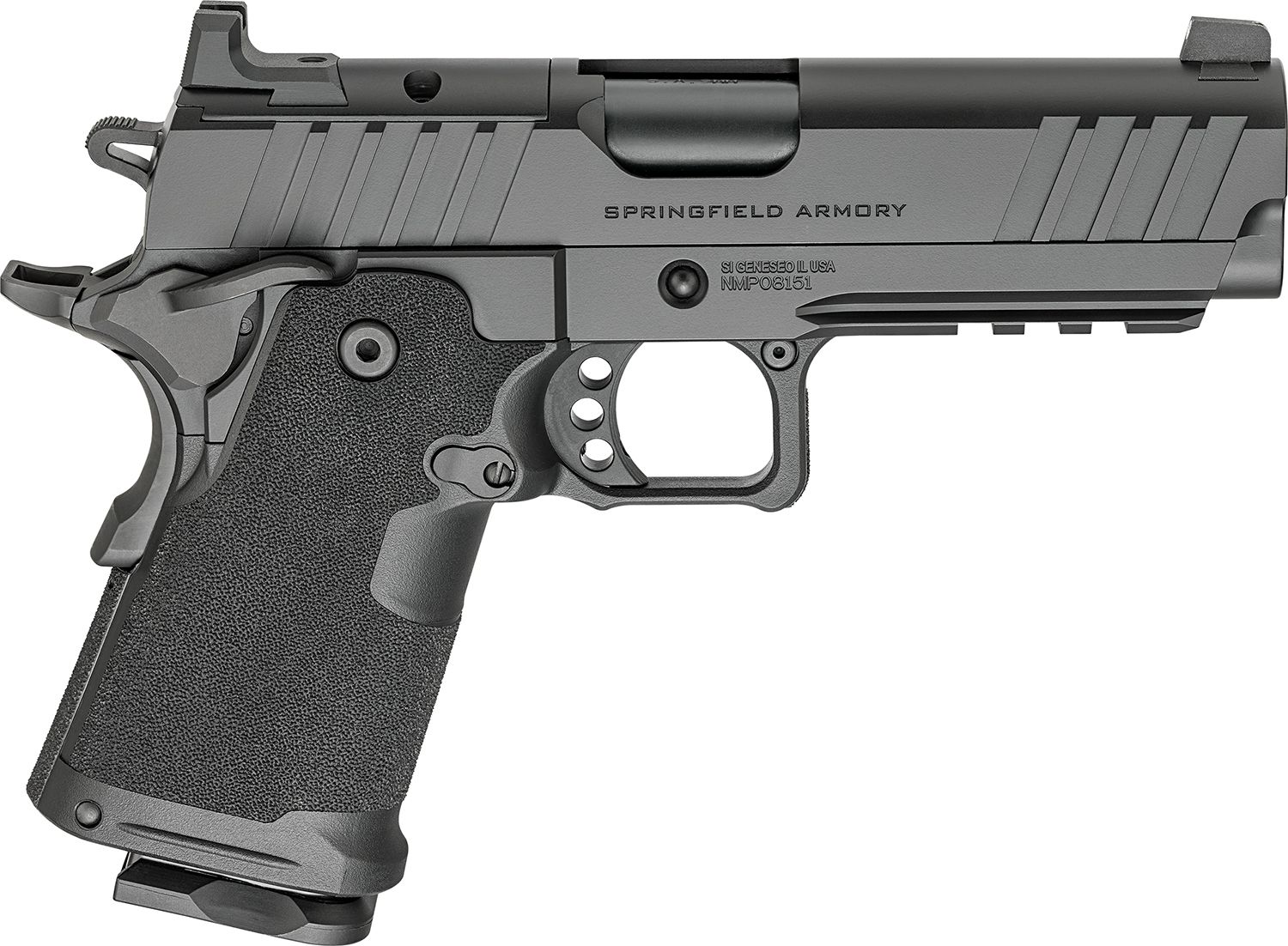 Springfield Prodigy DS Prodigy DS Optic Ready Pistol PH9116AOS, 9mm Luger, 4.25in, Black Polymer, Black Cerakote Finish, 15 Rds