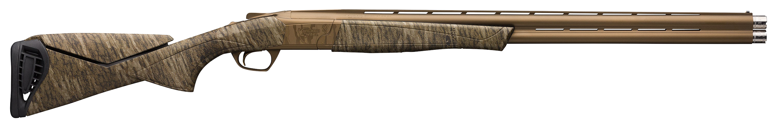 Browning Cynergy Wicked Wings Shotgun 018719204, 12 Gauge, 28", 3-1/2" Chmbr , Mossy Oak Bottomlands Stock, Bronze Finish