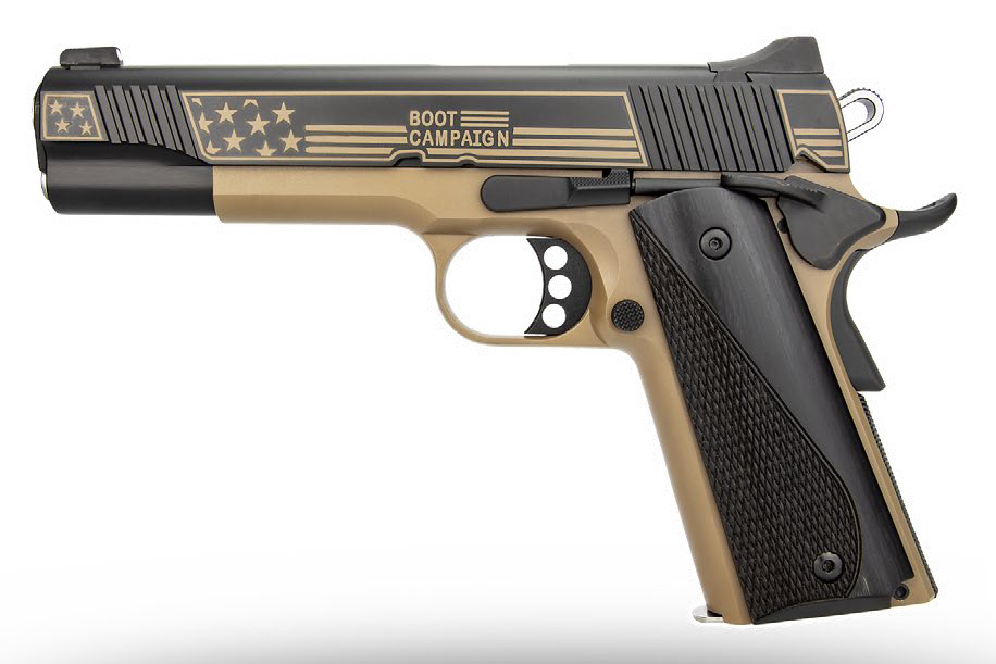 Kimber 1911 LW Boot Campaign Bundle, 45 ACP, Tan Frame
