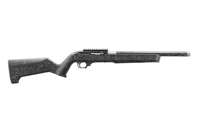 Ruger 10/22 Rifle 31220, 22 Long Rifle, 18" in Carbon Fiber Threaded, Magpul Hunter X-22 Stock, Stainless Finish