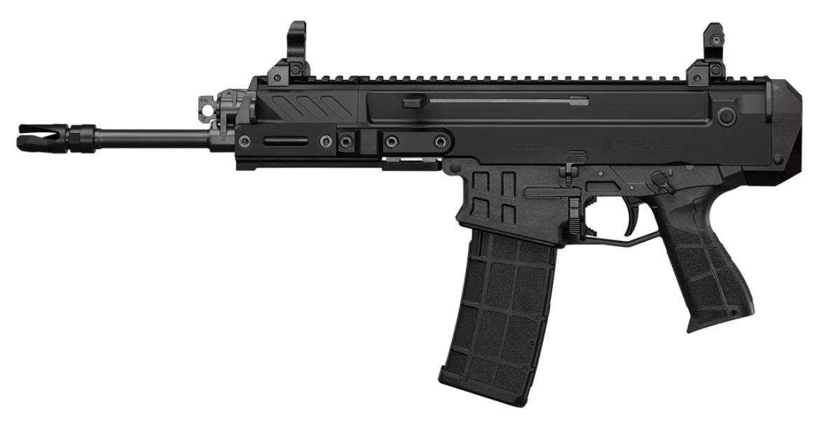 CZ Bren 2 MS Pistol 91450, 5.56 NATO, 8in, Polymer Frame, Ambidextrous, 30 Rds