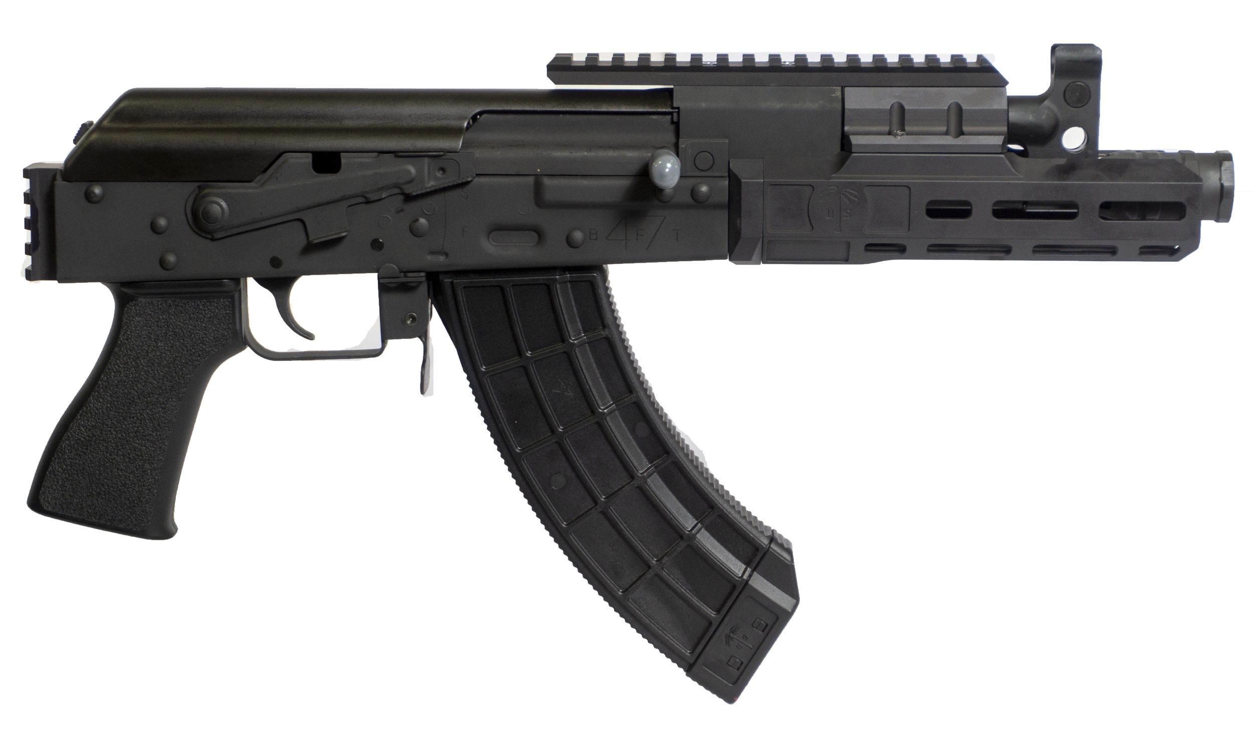 Century Arms Draco Tactical Pistol HG8000-N, 7.62x39mm, 7.5in, US Palm Rail, 30 Rds