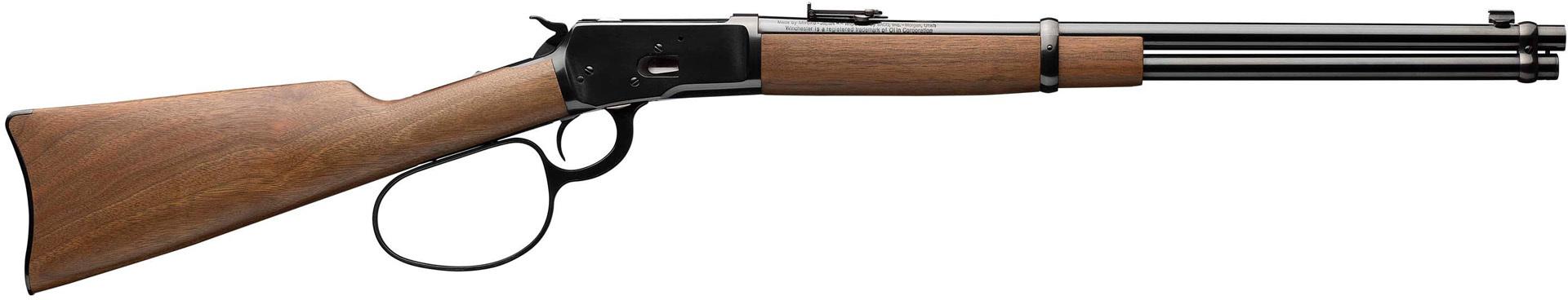 Winchester 1892 Large Loop Carbine Rifle 534190140, 44-40 Win, 20 in, Satin Stock, Blued Finish