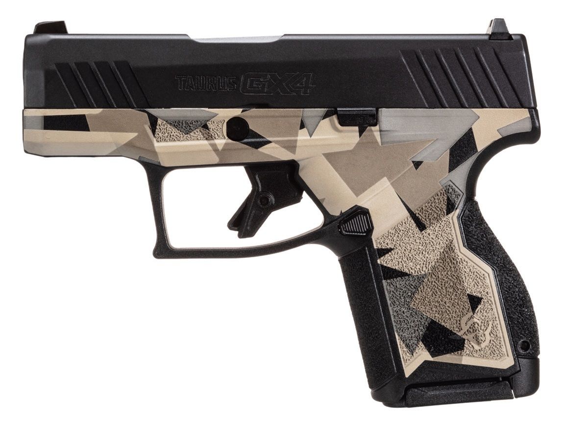 Taurus GX4 Pistol 1-GX4M931-EN3, 9mm, 3.06in, Shattered Camo Polymer Grips, 11 Rds