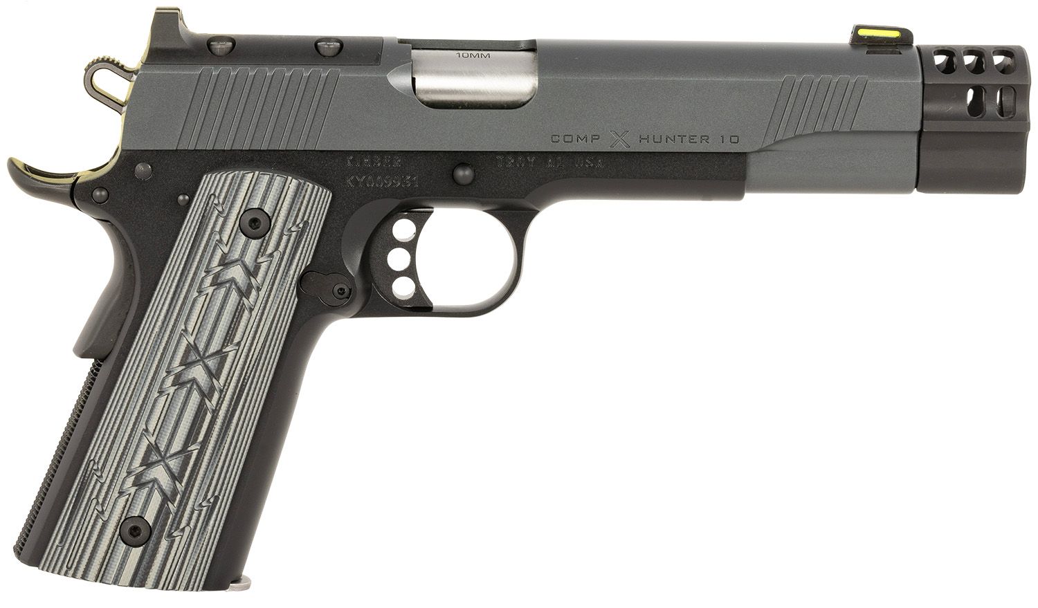 Kimber X Hunter Optic Ready Pistol 3000470, 10mm Auto, 5in, Kimpro II Black Finish, 8 Rds