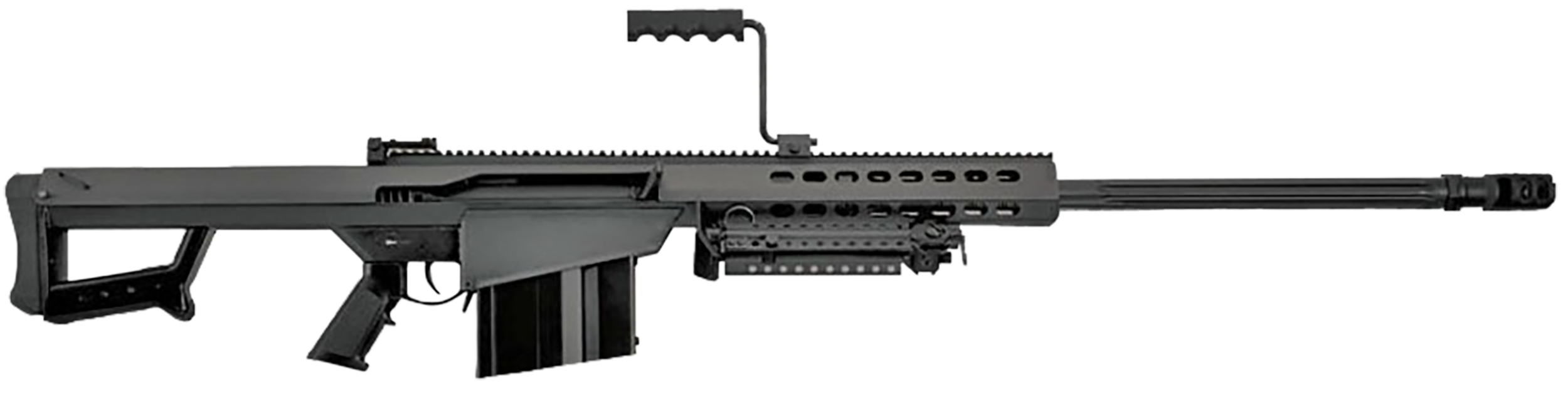 Barrett M82A1 Semi-Auto Rifle 13316, 50 BMG, 29", Fixed Metal Black Stock, Black Finish, 10 Rds