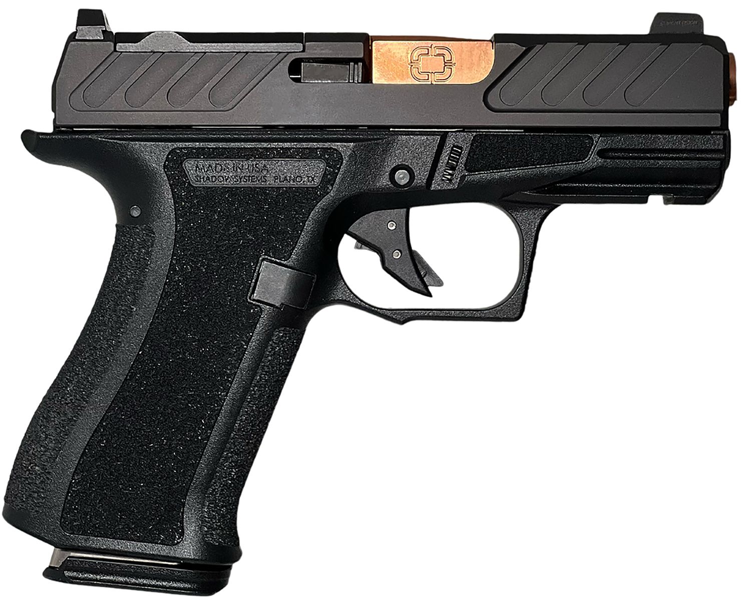 Shadow Systems CR920X Foundation Optic Ready Pistol SS5333, 9mm Luger, 3.41in, Black Interchangeable Backstrap, Black Finish, 10 Rds