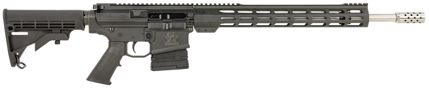 Great Lakes AR-10 Rifle GL10308SSBLK, 308 Win, 18", Carbine Stock, 20 Rds