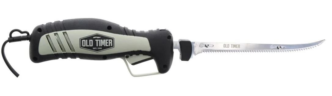 Old Timer 110 Volt Electric Fillet Knife, 8" Blade, Serrated, 1140755