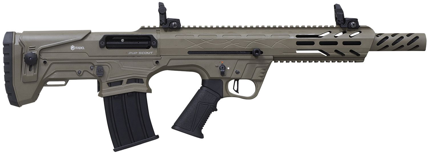 Howa Pup Scout Semi-Auto Shotgun FRPS1218FDE, 18.50", 3" Chmbr, Adj Cheek Riser Stock, 5 Rds