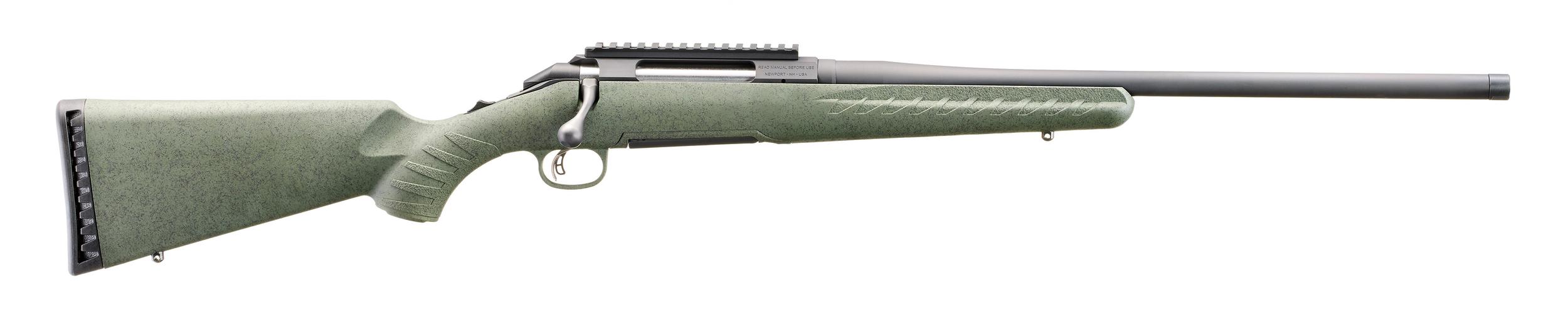 Glenfield Model A Bolt-Action Rifle 52002GF, 30-06 Spring, Moss Green Splatter Stock, Blued Finish, Threaded Barrel, 4+1