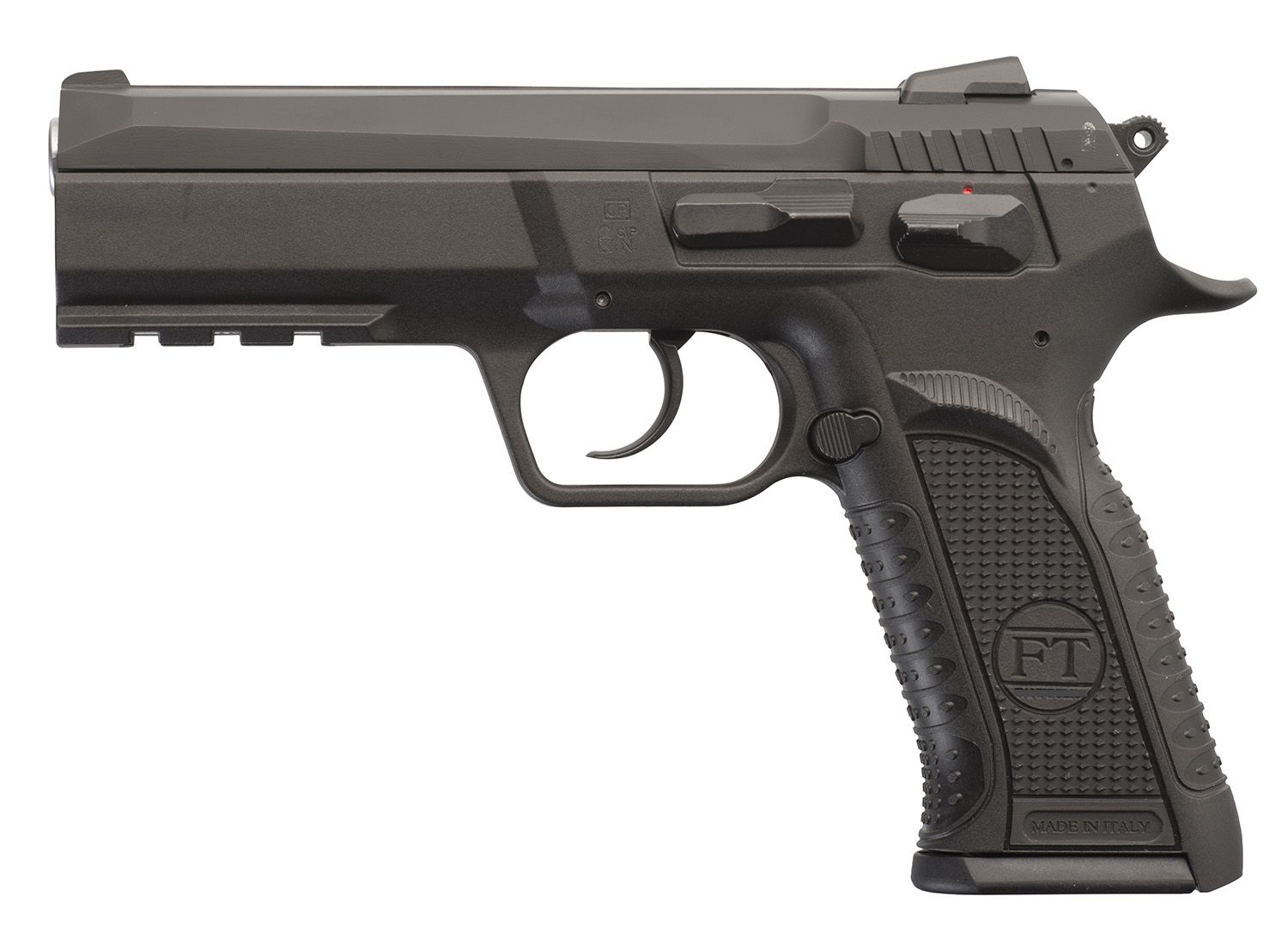 EAA Defiant Force Plus Pistol TFFORCEP40, 40 S&W, 4.40in, Serrated Steel Slide & Polymer Grips, Black Finish, 12 Rds