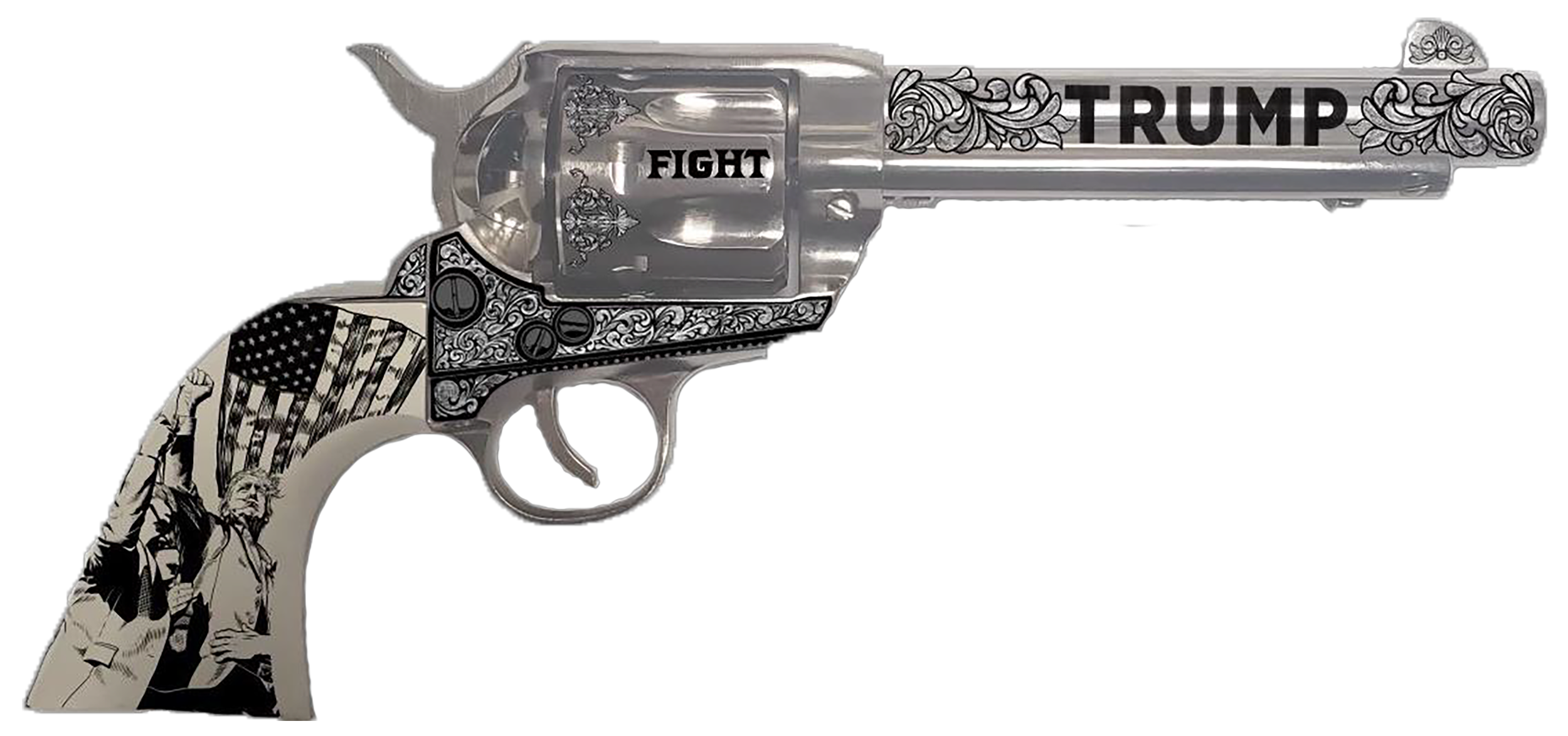 Traditions 1873 Trump-Fight SAT73132FT 45 Colt Revolver
