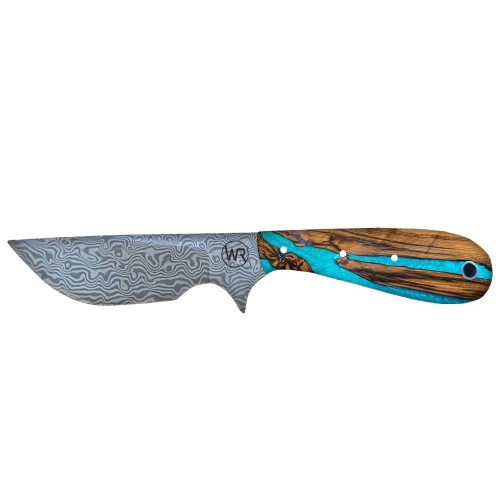 Whiskey Bent Knives Ciervo Skinner Knife, Spring Branch Handle (WB75-60)