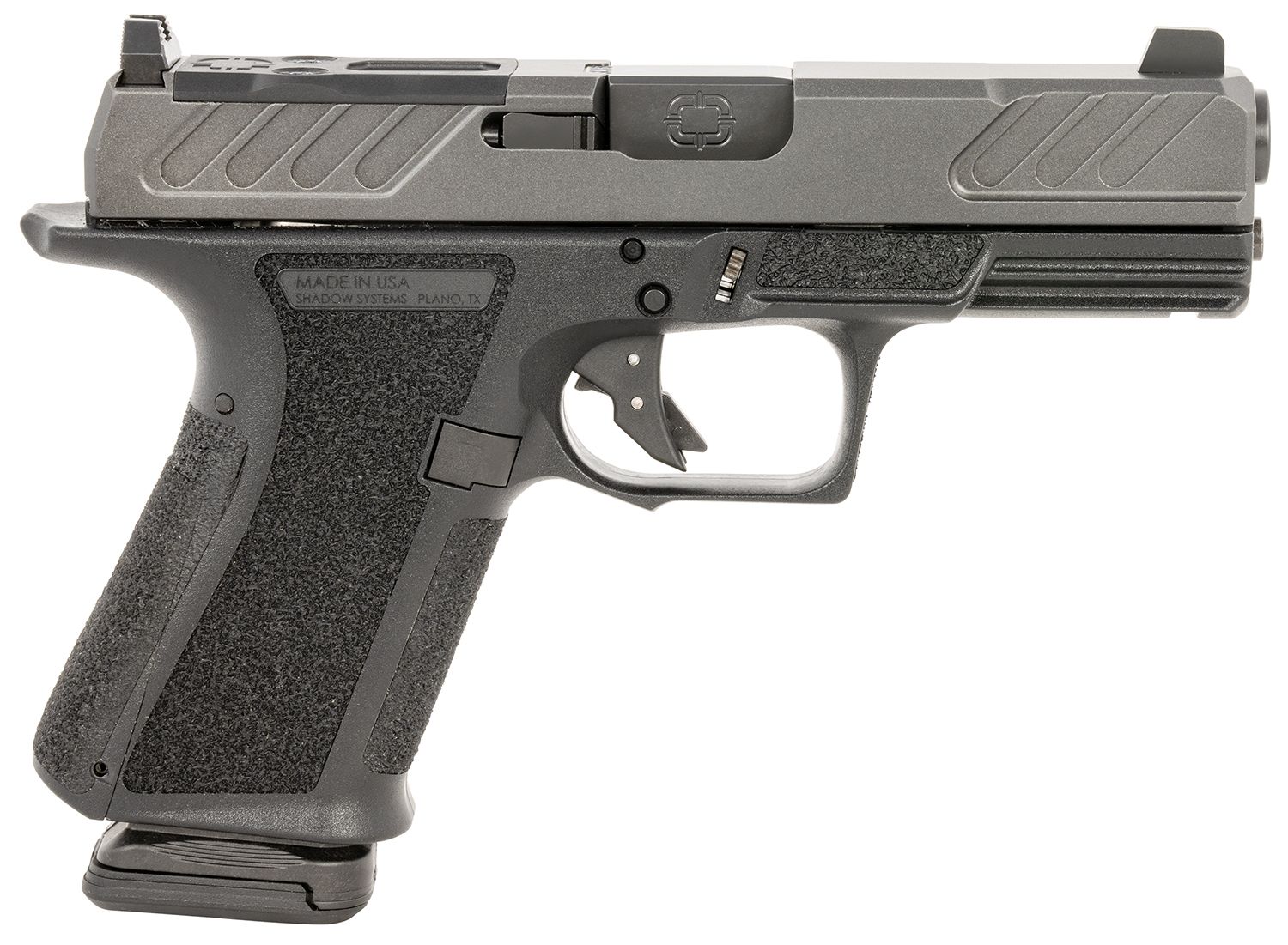 Shadow Systems MR920 Foundation Optic Ready Pistol SS-1306-3D, 9mm Luger, 4in, Interchangeable Backstrap, Black Finish, 15 Rds