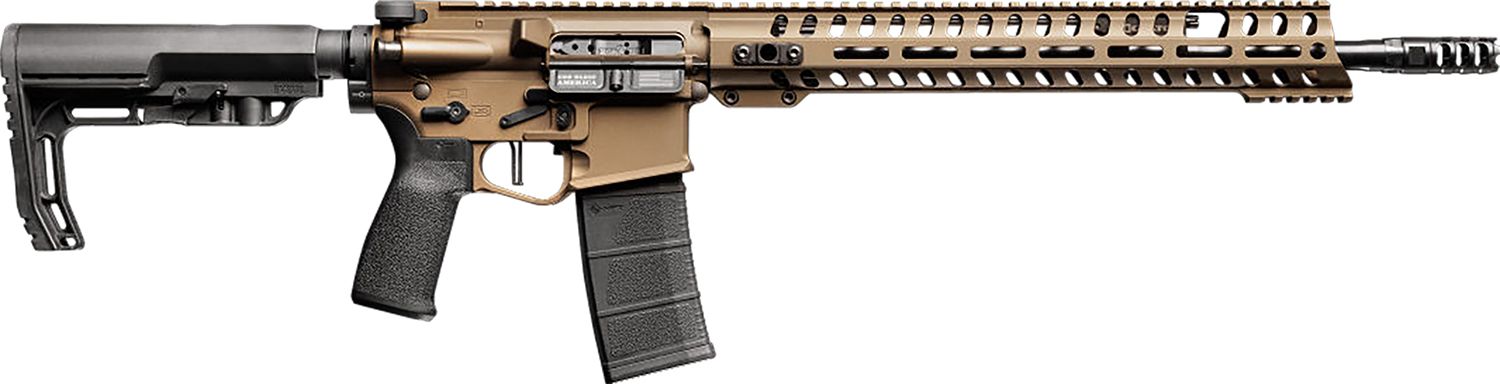Patriot Ordnance Factory Renegade + Rifle 02040, 5.56x45mm NATO, 13.75", 6 Position MFT Minimalist Stock, 30 Rds