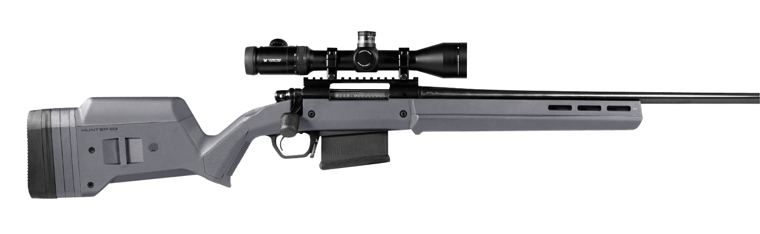 Magpul Hunter Rifle Stock For Ruger American Short Action, Gray (MAG931-GRY)