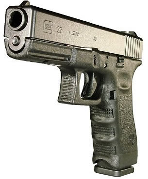 Glock 22 Standard Pistol PI2250201, 40 S&W, 4.49 in, Polymer Grip