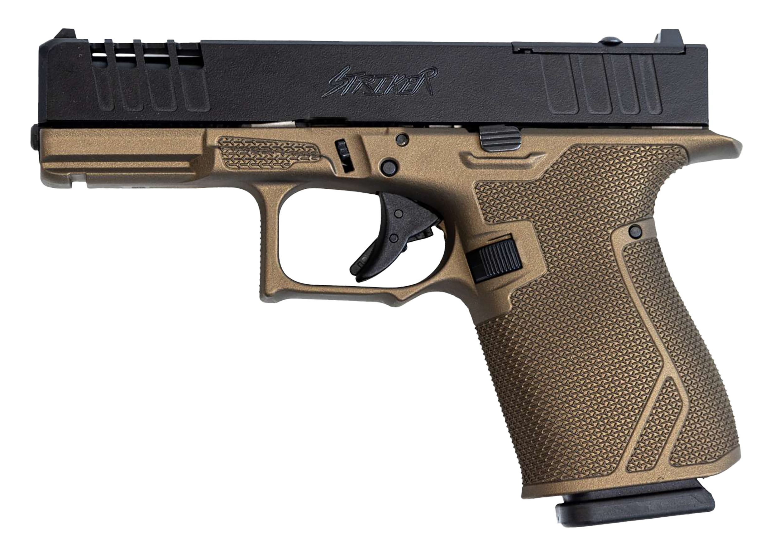 Great Lakes Striker Pistol GL19BRZ, 9mm Luger, 4in, Bronze