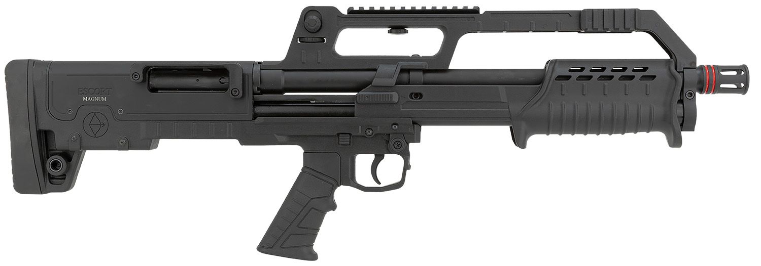 Escort Shotguns BullTac BullTac Pump Shotgun HEBP20180001, 18", 3" Chmbr, Bullpup w/Pistol Grip Synthetic Stock, 5 Rds