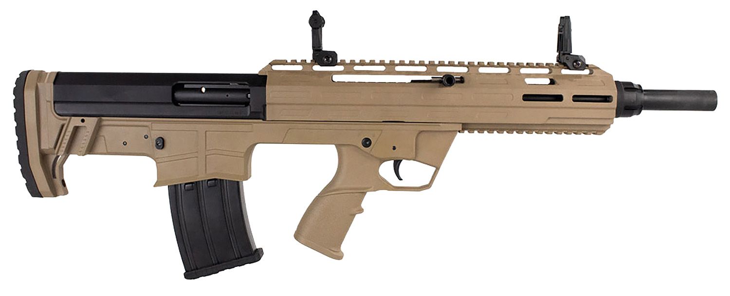 Tisas TBP Semi-Auto Shotgun 21000128, 18.50", 3" Chmbr, Cheek Riser Compatible Bull-Pup Stock, 5 Rds