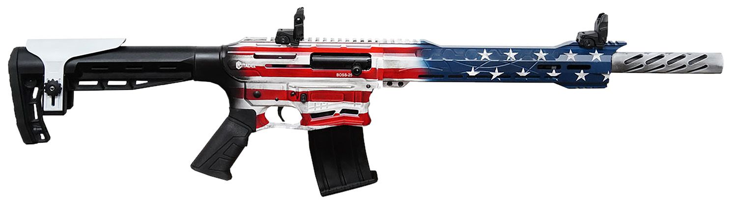 Howa Boss25 Semi-Auto Shotgun CBOSS2512USA, 18.75", 3" Chmbr, Adj Cheek Riser Stock, 5 Rds