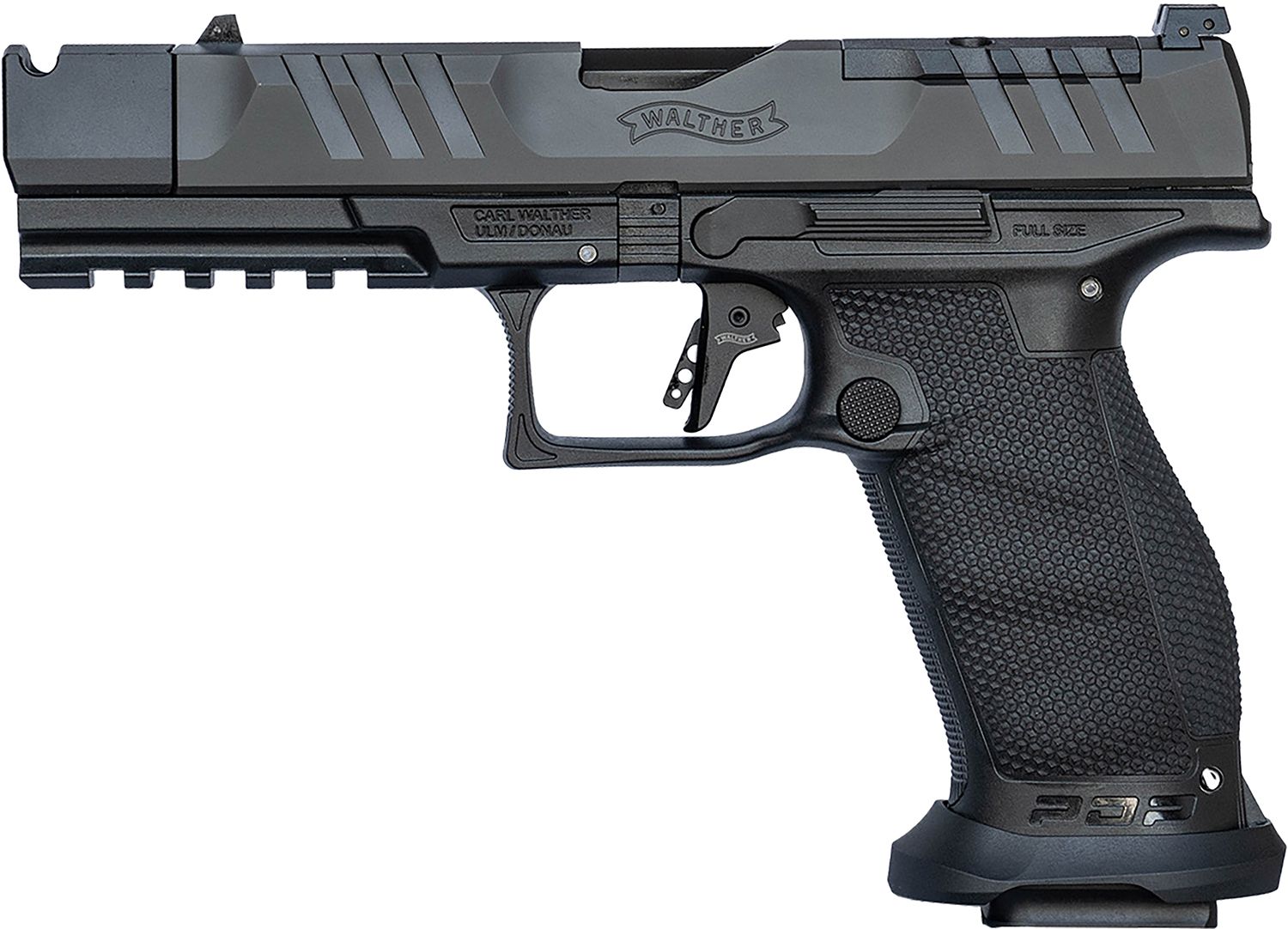 Walther PDP Pro-X Optic Ready Pistol 4796035, 9mm Luger, 4.60in, Medium Backstrap, Black Finish, 10 Rds