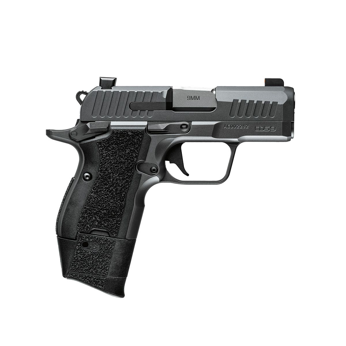 Kimber CDS9 Semi-Auto Pistol 3600012, 9mm, 3.18in, Textured Grips, Kimpro II Gray, 15 Rds