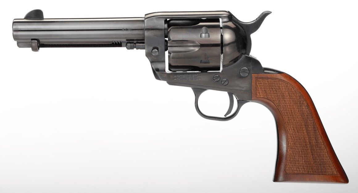 Taylors 1873 TC9 Revolver 200107, 9mm, 4.75in, Walnut Grips, Blued Steel, 6 Rds