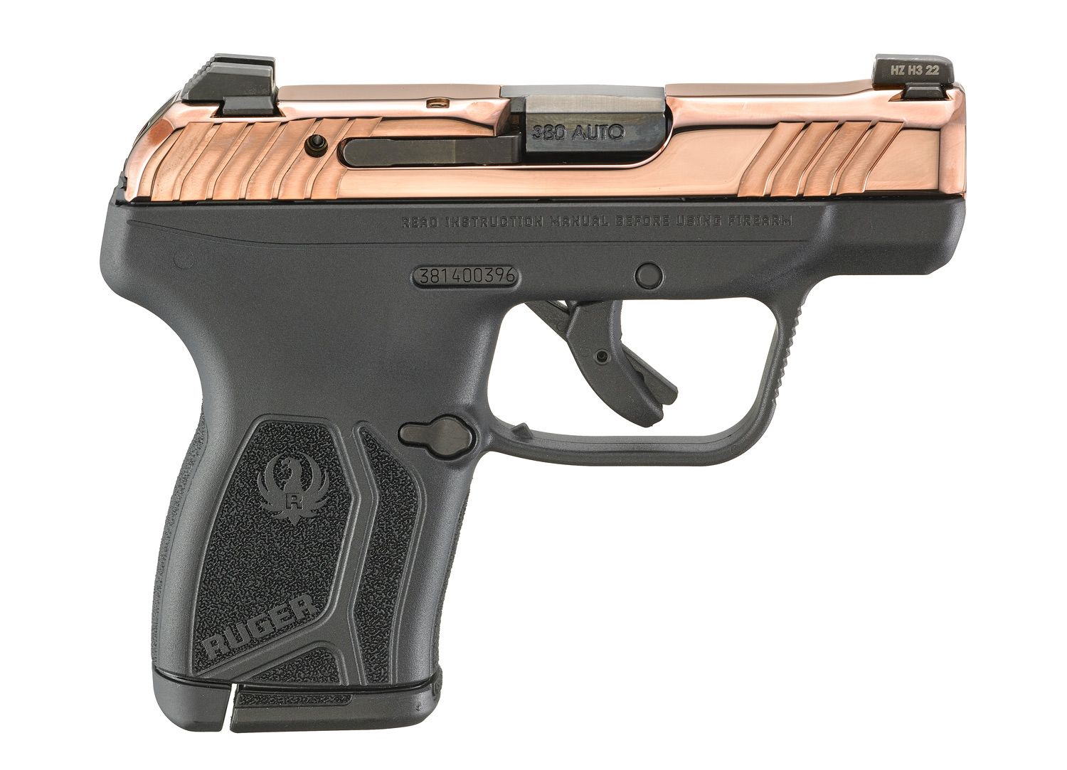 Ruger LCP MAX Pistol 13740, 380 ACP, 2.8in, Black Polymer Grips, 10 Rds