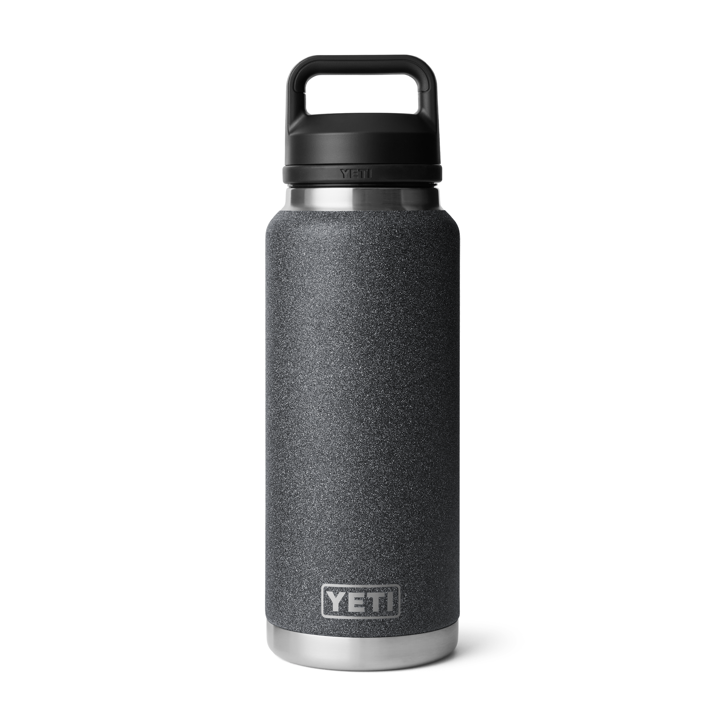 Yeti Rambler Bottle 36oz Bottle W/ Chug Cap, Black Stone (21071507598)