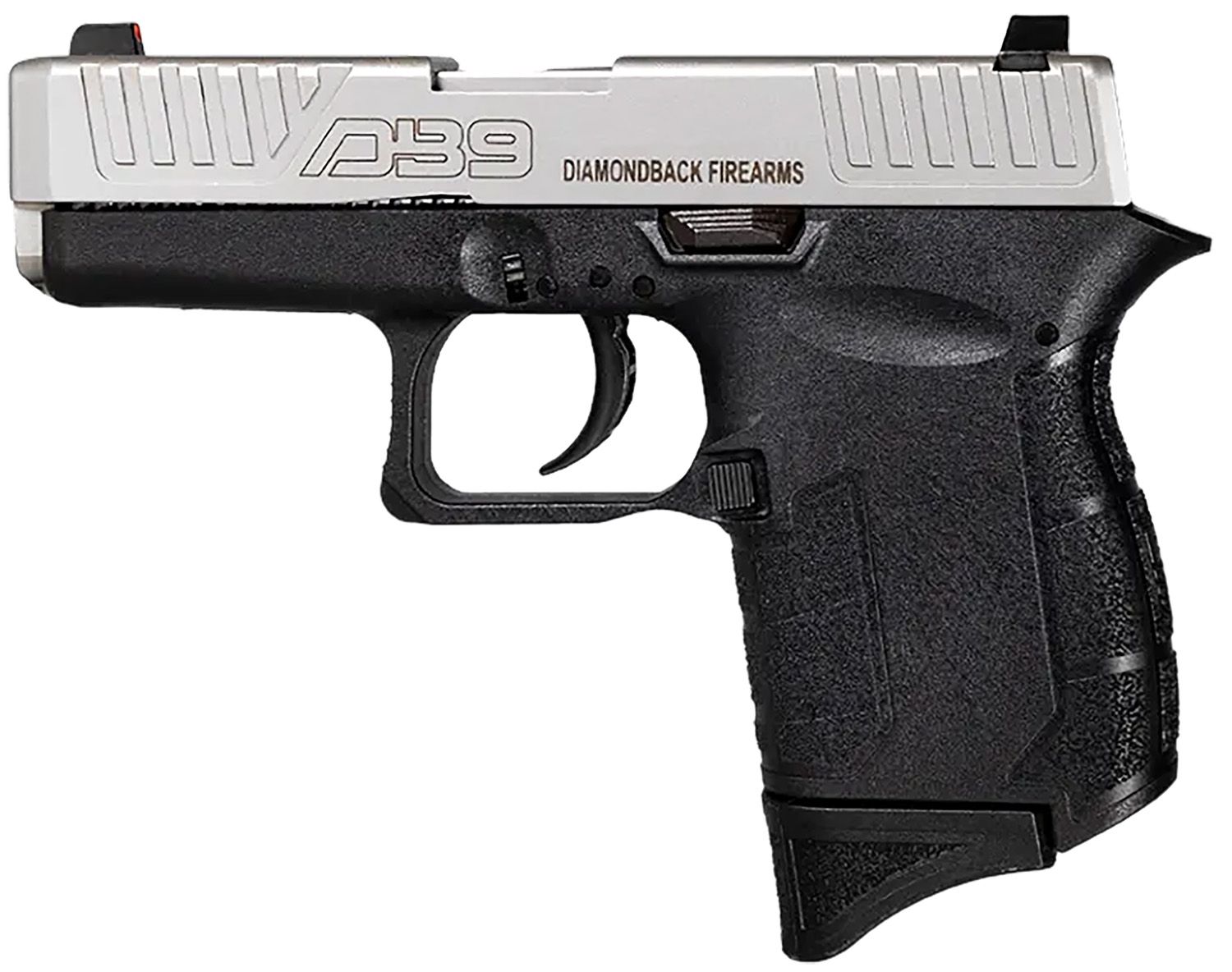 Diamondback DB9 Gen4 Pistol DB0200P021, 9mm Luger, 3.10in, Black Polymer Frame Black & Grips, Black Finish, 6 Rds