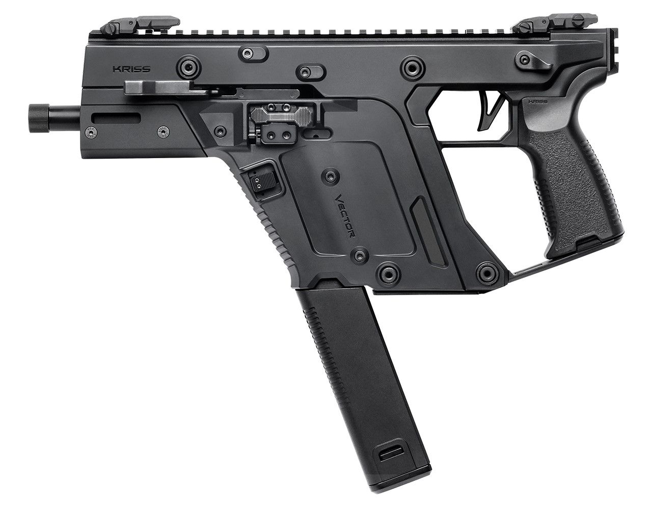 Kriss USA Vector SDP G3 Pistol KV10-3PBL00, 10mm, 5.5in, Black Polymer, 33 Rds