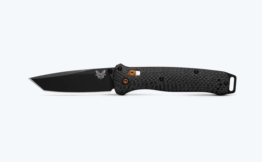 Benchmade Bailout Folding Knife w/Stainless Steel Black Tanto Blade, Carbon Fiber Handle (537BK-10)