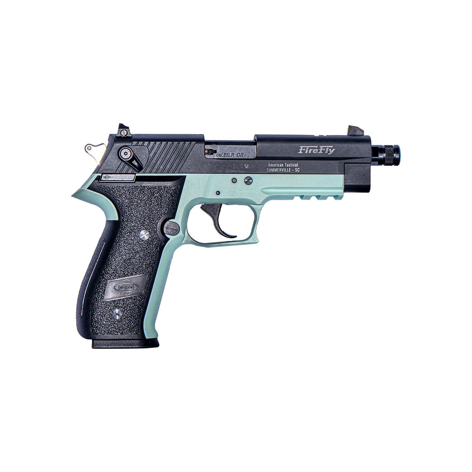 American Tactical GSG Firefly Pistol GERG2213TFFMA, 22LR, 4.9in, Black Polymer Grips, 13 Rds