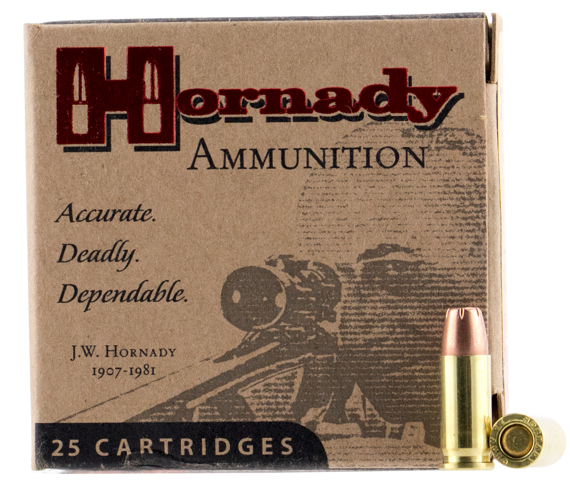Hornady Handgun Ammunition 90012, 25 ACP, XTP Jacketed Hollow Point (HP), 35 GR, 900 fps, 25 Rd/bx