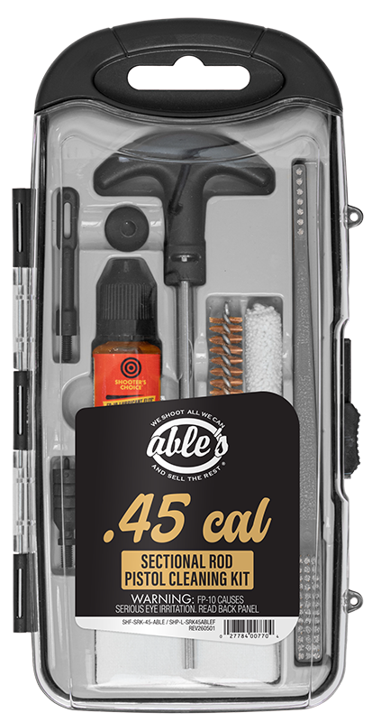 Shooters Choice SHF-SRK-45-ABLE .45 Caliber Pistol Cleaning Kit