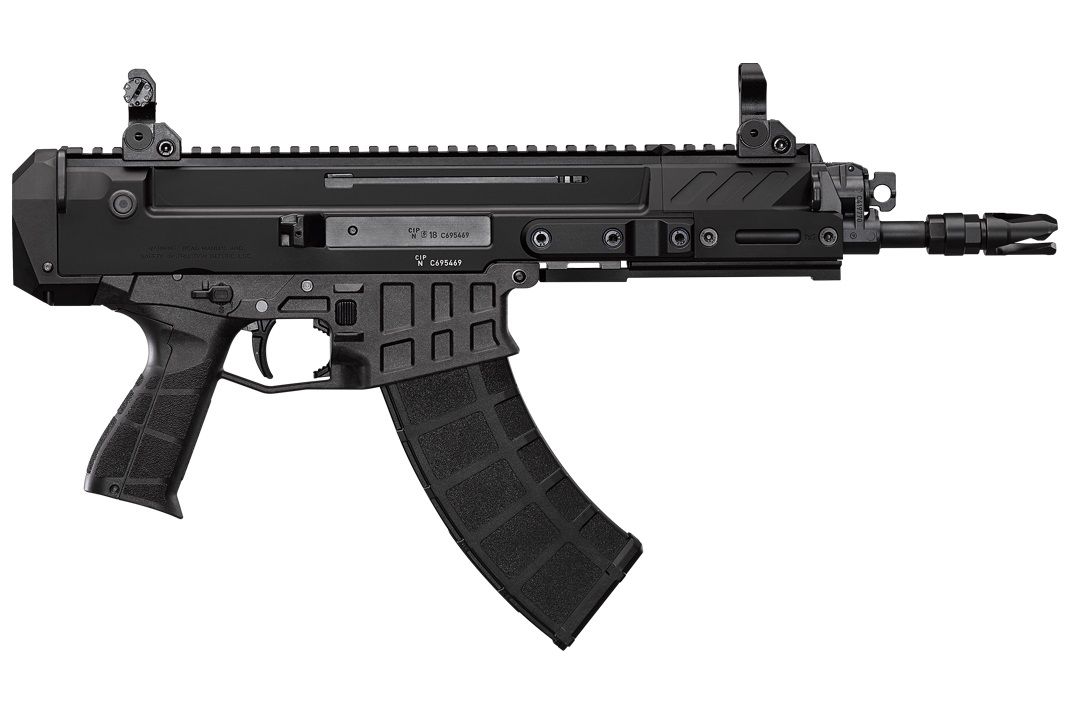 CZ Bren 2 MS Pistol 91460, 7.62x39, 9in, Polymer Frame, Ambidextrous, 30 Rds