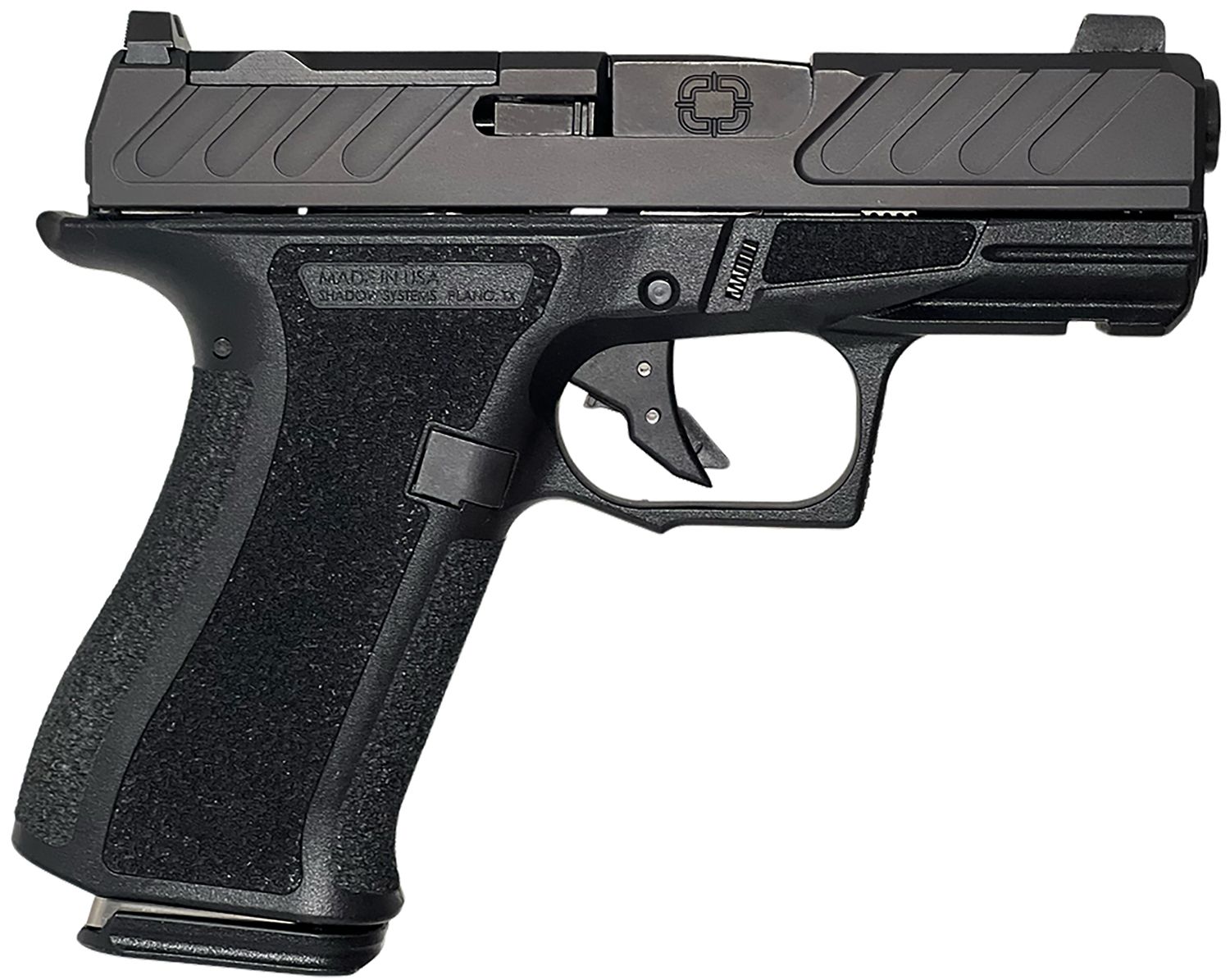 Shadow Systems CR920X Foundation Optic Ready Pistol SS5334, 9mm Luger, 3.41in, Black Interchangeable Backstrap, Black Finish, 10 Rds