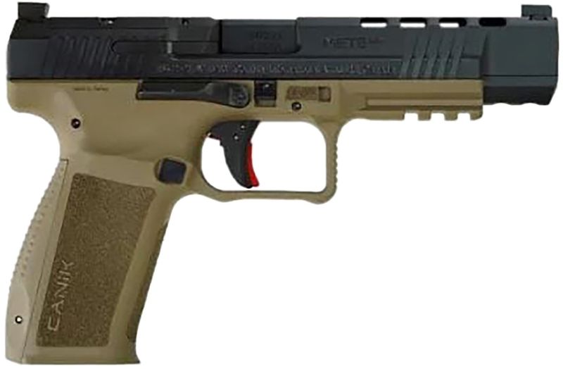 Century Mete SFx Optic Ready Pistol HG6651N, 9mm Luger, 5.20in, Aggressive Texture Grips, Flat Dark Earth Finish, 10 Rds