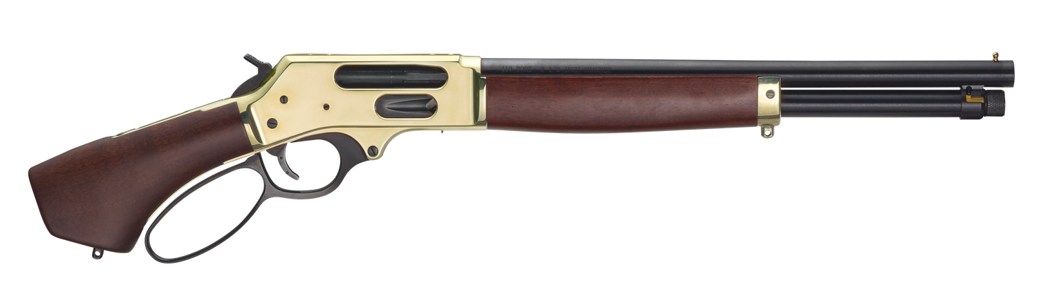 Henry Axe Lever Action Shotgun H018BAH410, 410 Gauge, 15.14", Walnut Stock, Brass Finish, Blued, 5 Rds